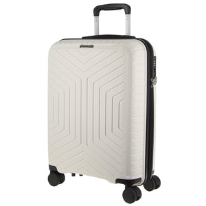 Pierre Cardin 76cm Large Hard-Shell Suitcase Travel Luggage Bag - White - Glam Warehouse