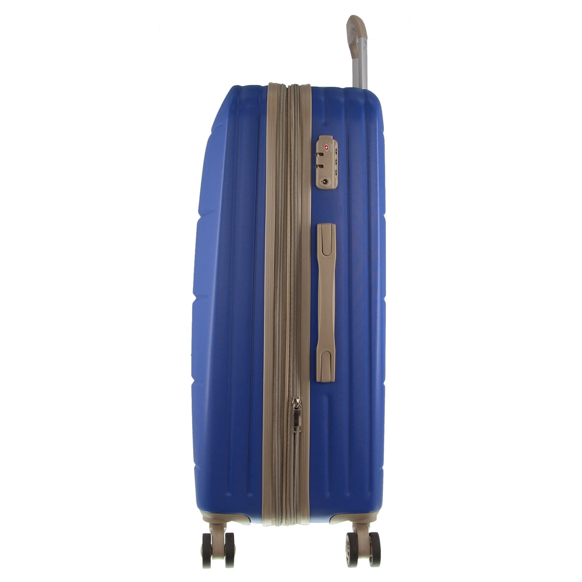 Pierre Cardin Hardshell Cabin Luggage Bag Travel Carry On TSA 54cm (49L) - Ocean - Glam Warehouse
