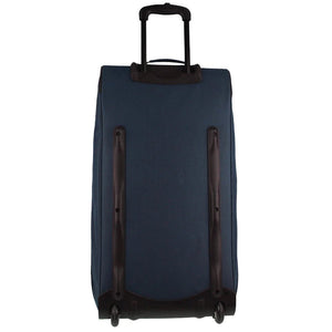 Pierre Cardin Trolley Bag Large Soft Travel Luggage Wheeled Duffle 82 Cm - Navy - Glam Warehouse