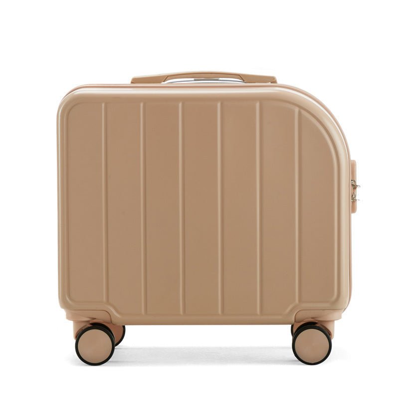 Pink 18-Inch Lightweight Carry-On Luggage - Waterproof & Anti-Theft Suitcase with Silent Universal Wheels - Glam Warehouse