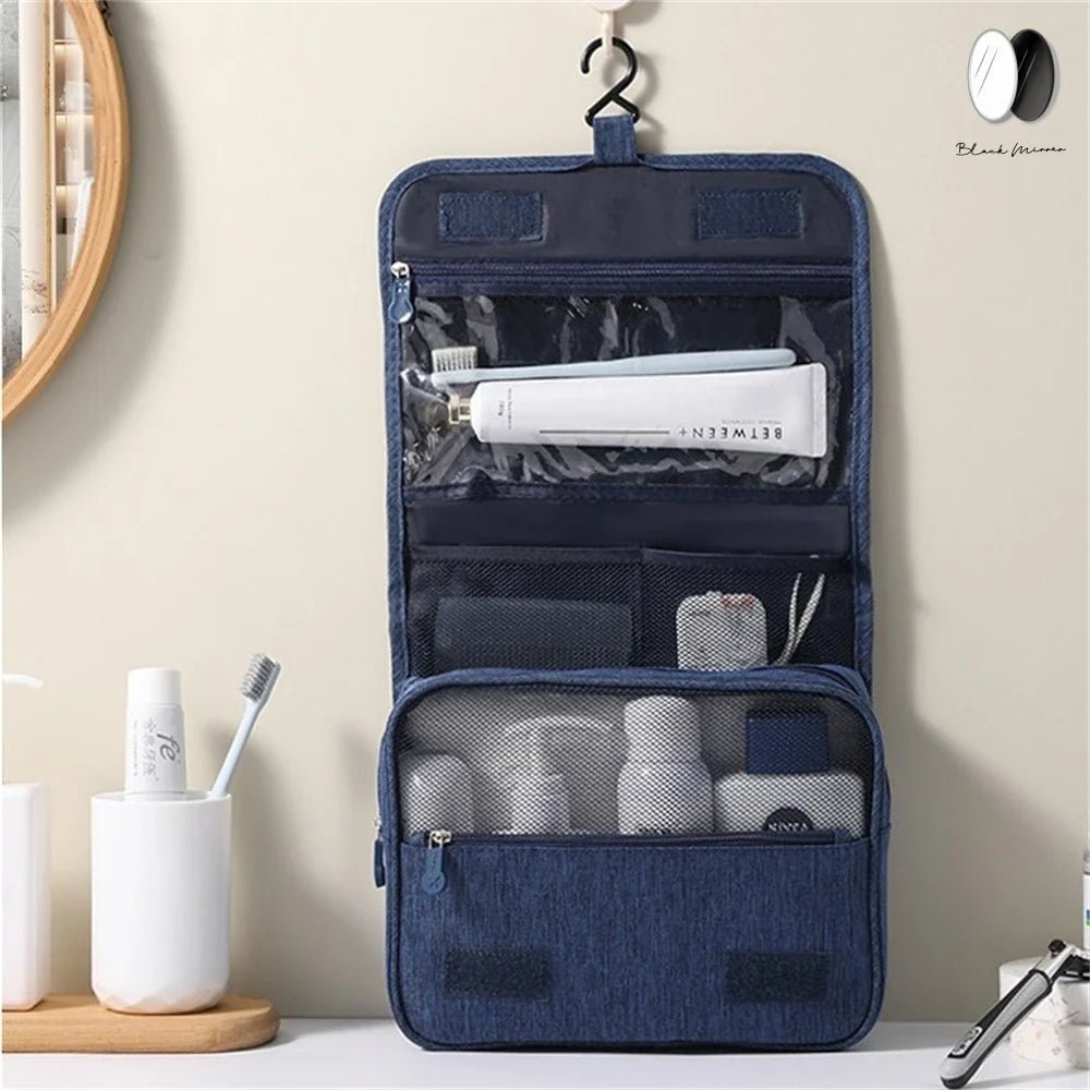 Portable Toiletry Washbag with Hanging Hook - Glam Warehouse