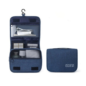 Portable Toiletry Washbag with Hanging Hook - Glam Warehouse