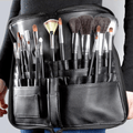 Professional Makeup Brush Waist Bag With Zipper Belt - Glam Warehouse