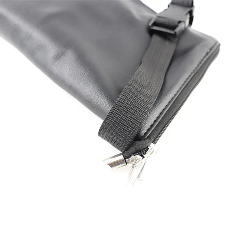 Professional Makeup Brush Waist Bag With Zipper Belt - Glam Warehouse