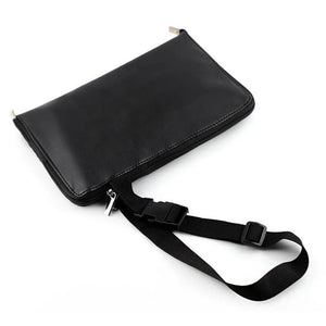 Professional Makeup Brush Waist Bag With Zipper Belt - Glam Warehouse