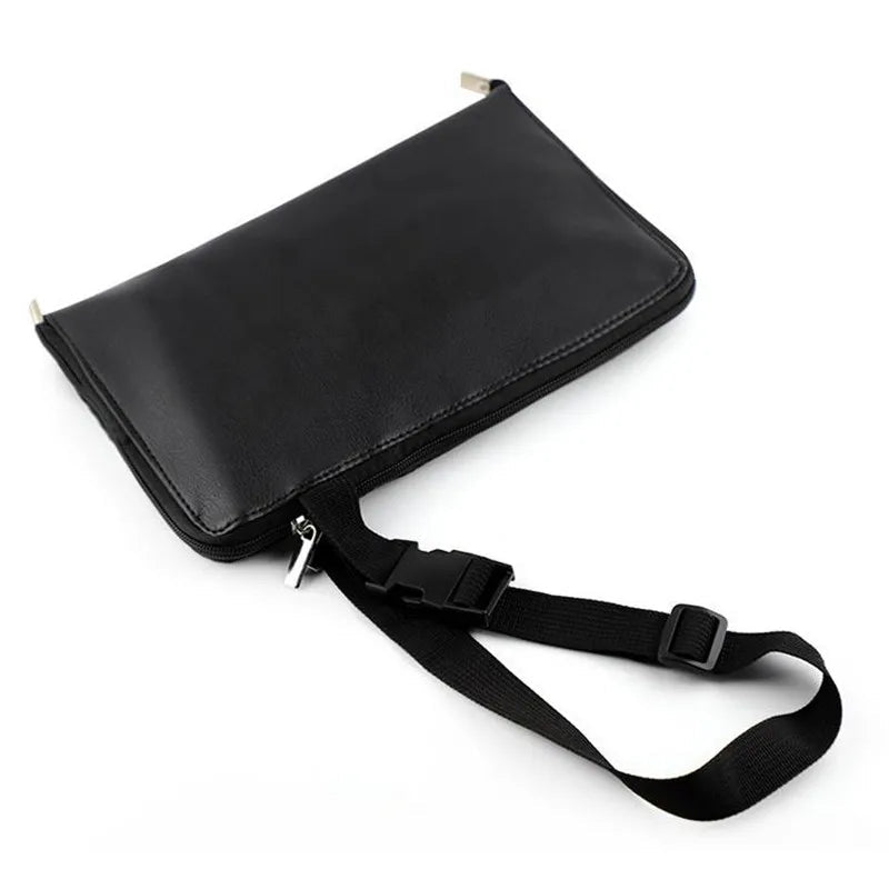 Professional Makeup Brush Waist Bag With Zipper Belt - Glam Warehouse