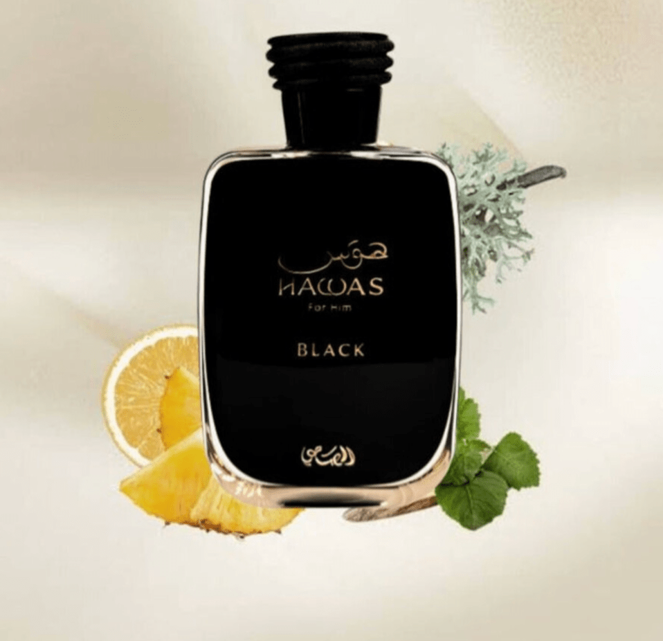 Rasasi Hawas Black Eau de Parfum (100 ml) - Glam Warehouse