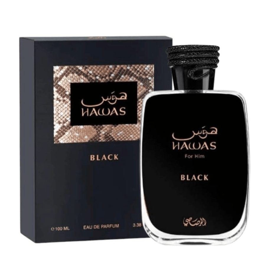 Rasasi Hawas Black Eau de Parfum (100 ml) - Glam Warehouse
