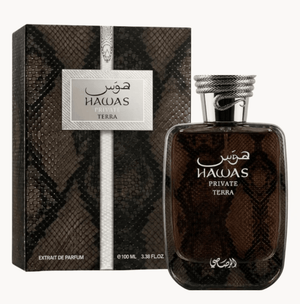Rasasi Hawas Private Terra Extrait de Parfum 100ml (Unisex) - Glam Warehouse