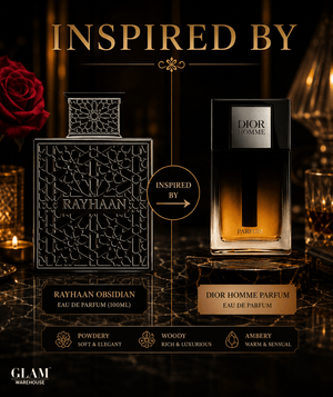 Rayhaan Obsidian Eau de Parfum (100ml) - Glam Warehouse