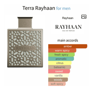 Rayhaan Terra Eau de Parfum (100ml) - Glam Warehouse