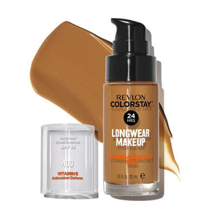 Revlon ColorStay Makeup for Combination Oily Skin SPF 15 - Caramel 400 - 30 ml - Glam Warehouse