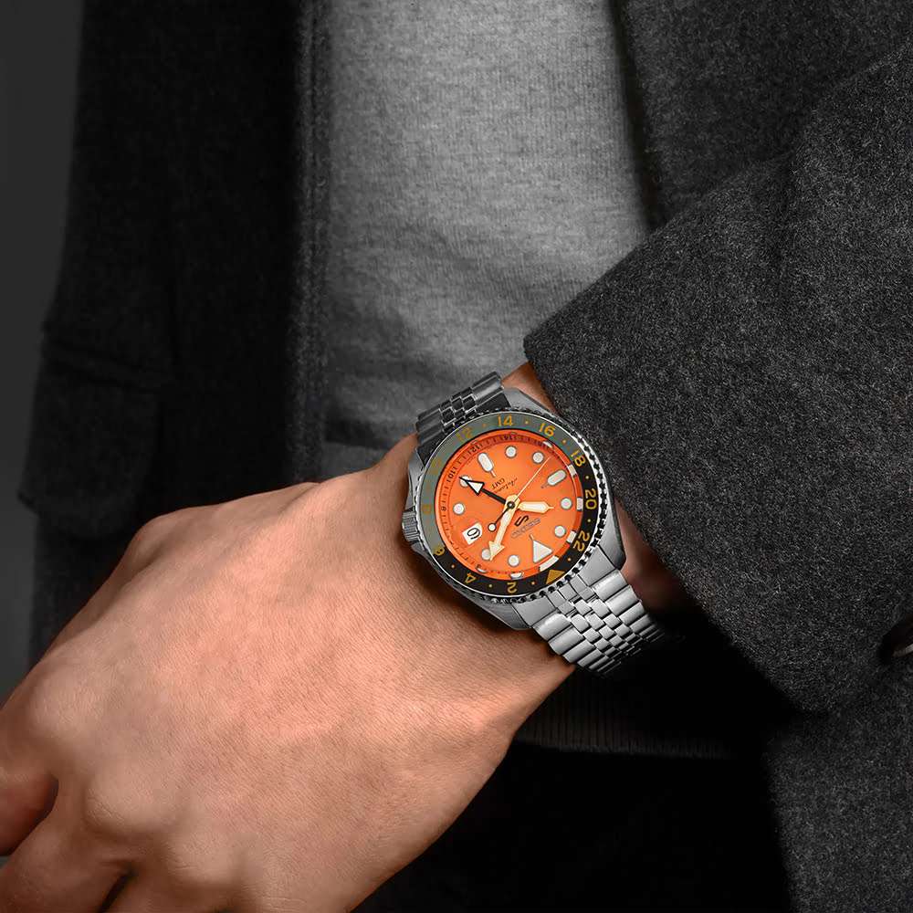 Seiko Ssk005k1 Seiko 5 Sports Gmt Automatic