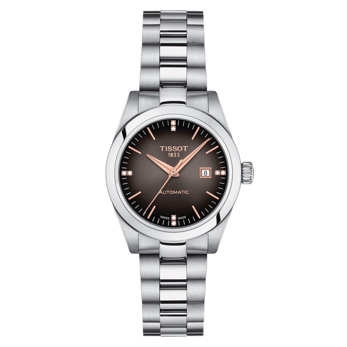 Tissot Ladies Watch My Lady Automatic 29 3mm Anthracite 7611608298039 - Glam Warehouse