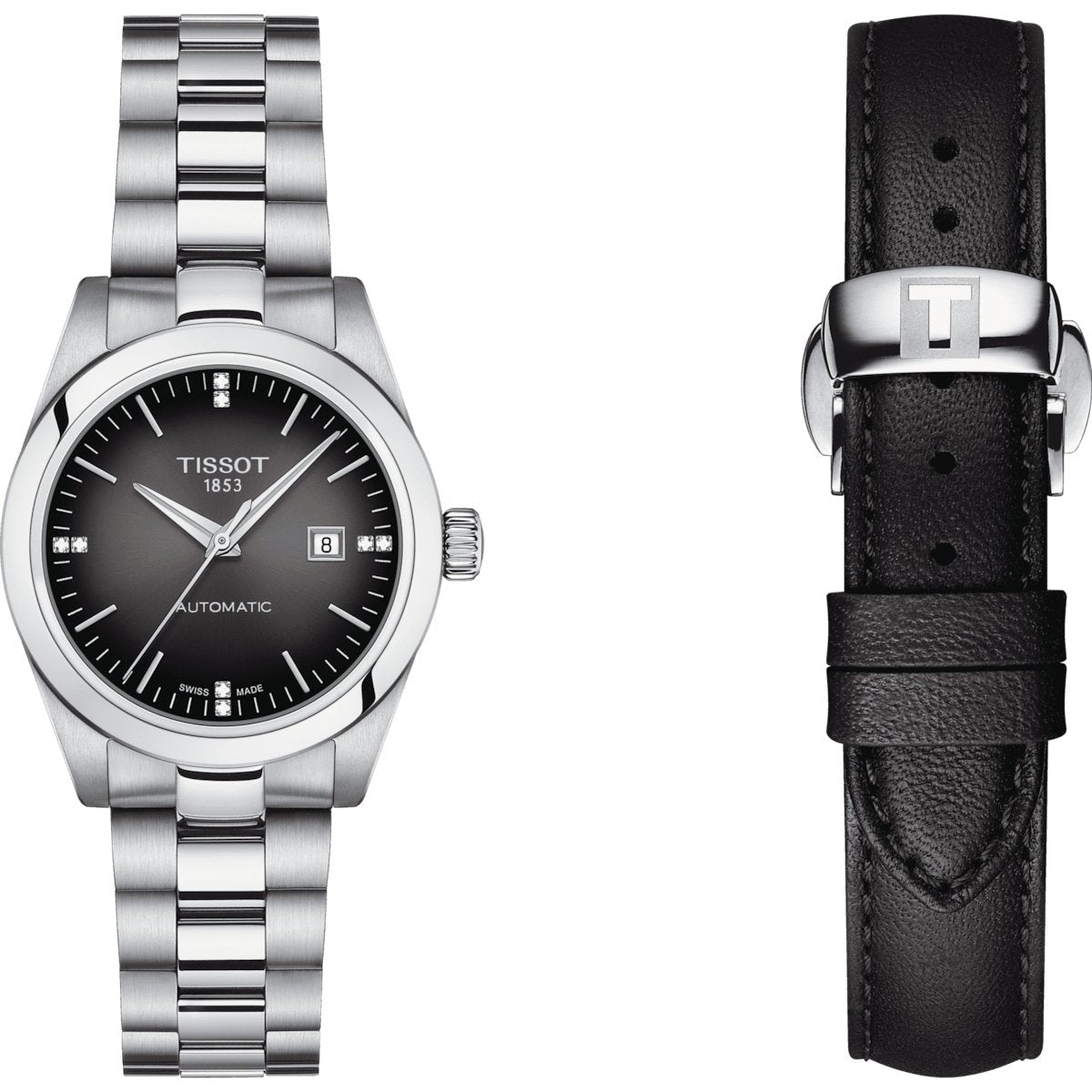 Tissot Ladies Watch My Lady Automatic 29 3mm Black T1320071106600 - Glam Warehouse