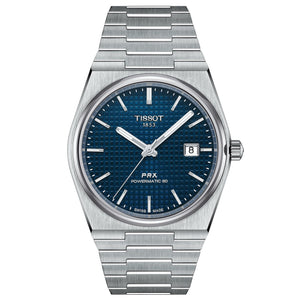 Tissot Prx Powermatic 80 Mens Blue Watch T1374071104100 - Glam Warehouse