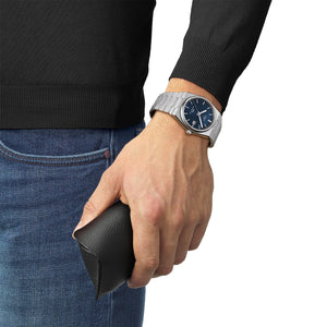 Tissot Prx Powermatic 80 Mens Blue Watch T1374071104100 - Glam Warehouse