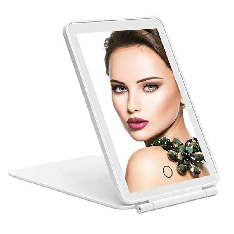 Touch Screen Makeup Mirror With LED Lamp - Glam Warehouse