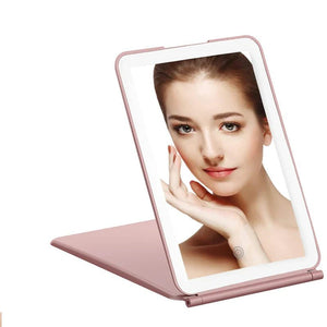 Touch Screen Makeup Mirror With LED Lamp - Glam Warehouse