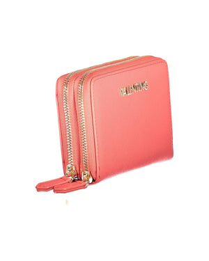 Valentino Bags Women's Pink Polyethylene Wallet - One Size - Glam Warehouse