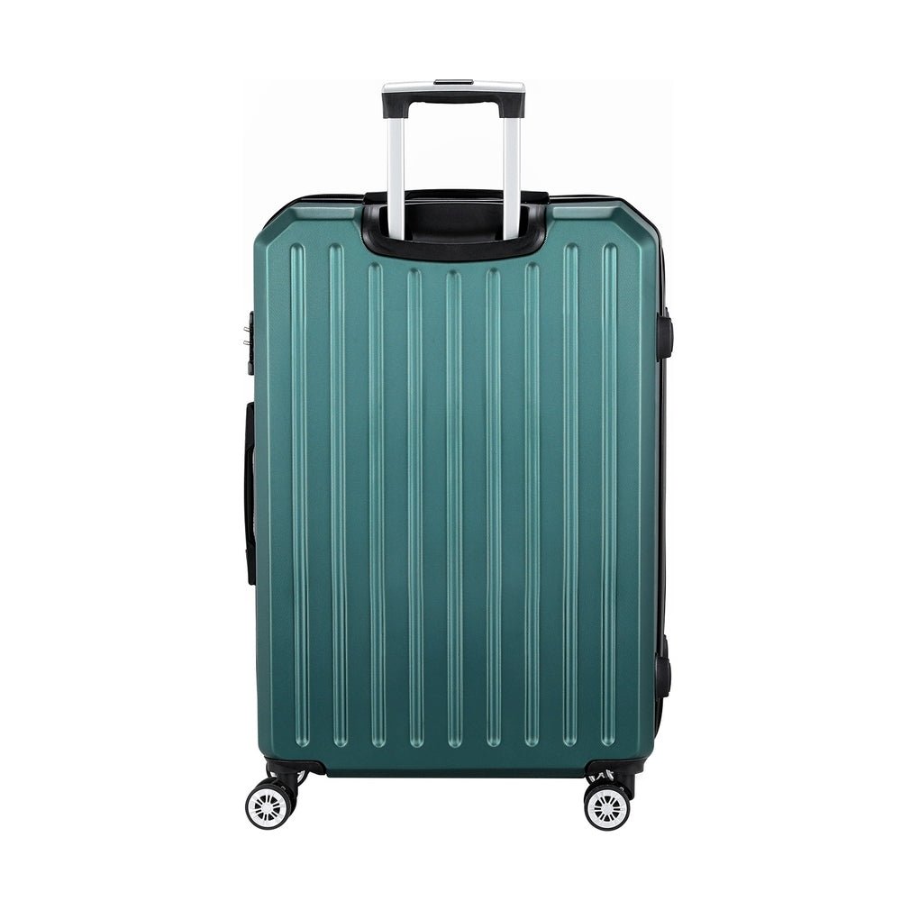 Wanderlite 28-inch Luggage Set with TSA Lock�ABS Hard Shell Travel Suitcase Organiser Luggage Case Atrovirens - Glam Warehouse