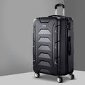 Wanderlite 28 Inch Luggage with TSA Lock Spinner Travel Suitcase Carry On Hard Shell Luggage Case Black - Glam Warehouse