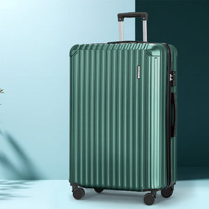 Wanderlite 28'' Luggage Travel Suitcase Set TSA Carry On Hard Case Green - Glam Warehouse