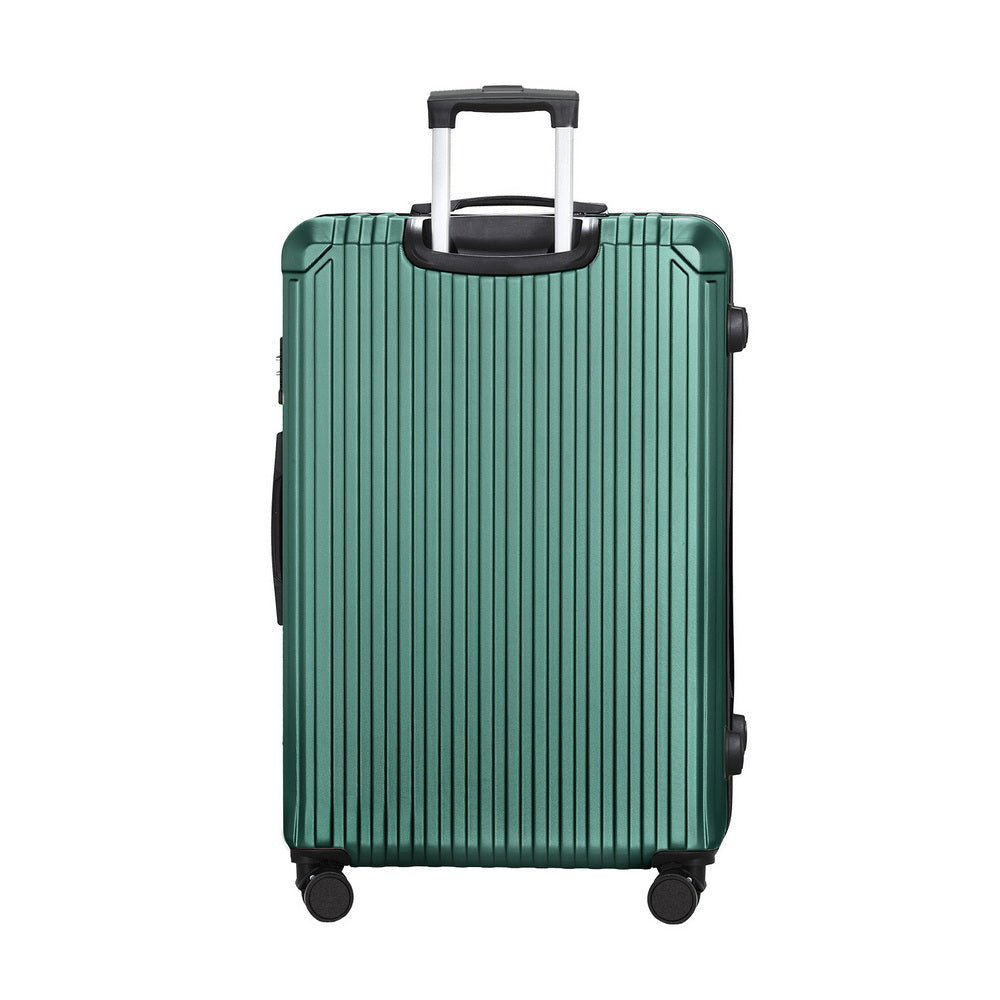 Wanderlite 28'' Luggage Travel Suitcase Set TSA Carry On Hard Case Green - Glam Warehouse