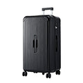 Wanderlite 32" Trunk Luggage Suitcase Travel 5 Wheels Type-C Port TSA Black - Glam Warehouse