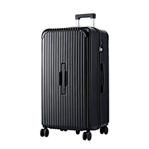 Wanderlite 32" Trunk Luggage Suitcase Travel 5 Wheels Type-C Port TSA Black - Glam Warehouse