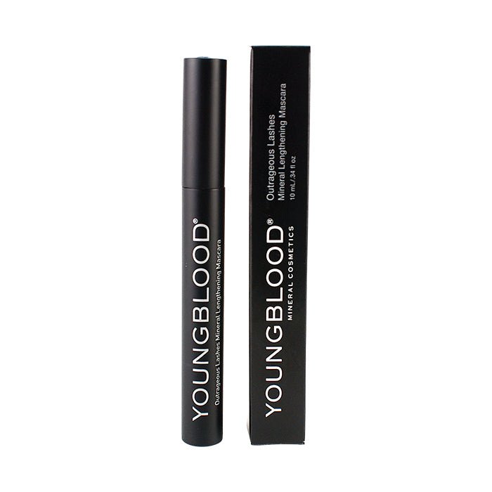 Youngblood Outrageous Lashes Mineral Lengthening Mascara -  Blackout 10ml/0.34oz - Glam Warehouse